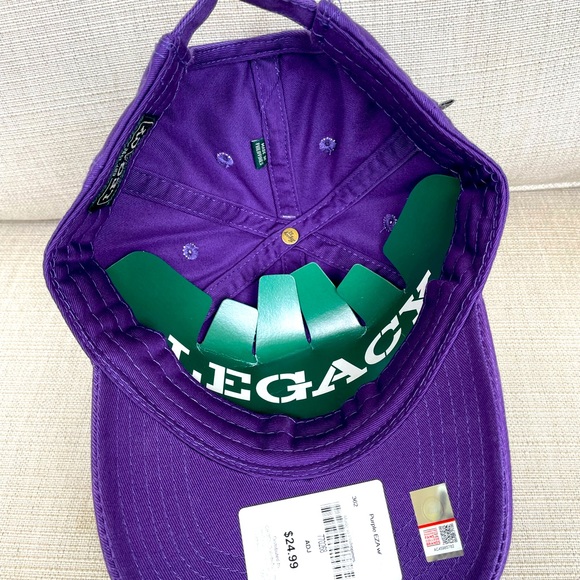 TCU, Purple with White Lettering Twill Hat - Picture 4 of 5